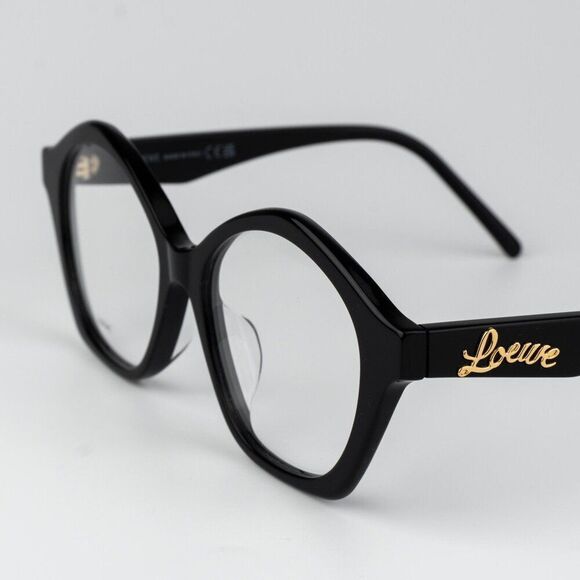 Loewe CURVY Women Eyeglasses Black Geometric LW50053F 001 NEW AUTHENTIC main image 2